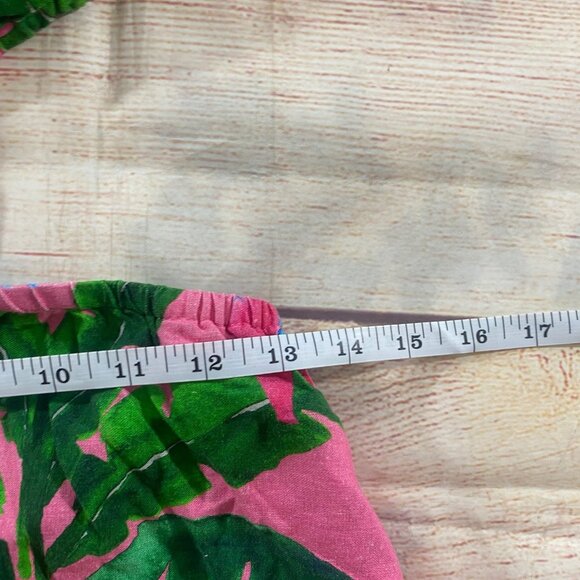 Farm Rio X Anthropologie Women's Printed V Neck Cut Out Dress - S Petite - Picture 6 of 16